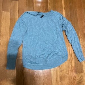 Blue Athleta shirt
